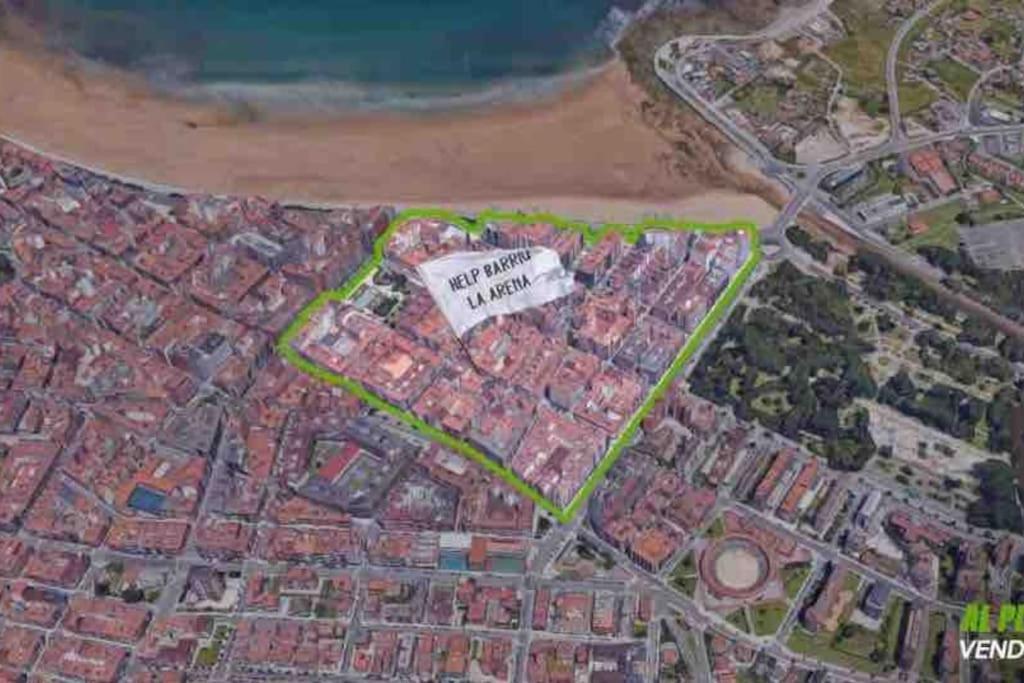 Apartamento A 100Metros De La Playa De San Lorenzo Gijón Eksteriør billede