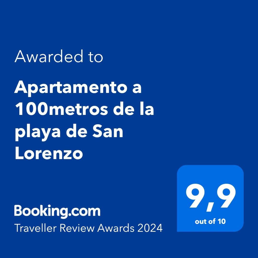 Apartamento A 100Metros De La Playa De San Lorenzo Gijón Eksteriør billede